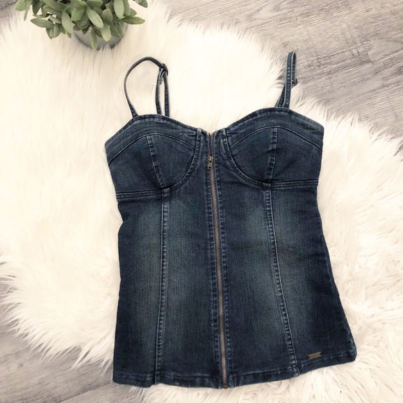 Guess Tops - GUESS Sexy Denim Tank